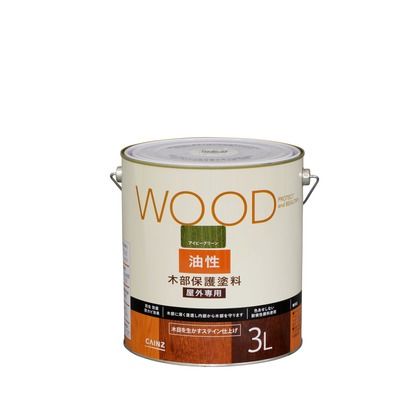 油性塗料 木部保護用 アイビーグリーン 3L 1