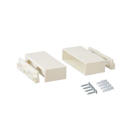 1×4材用棚受 オフホワイト DXO-22 1セット