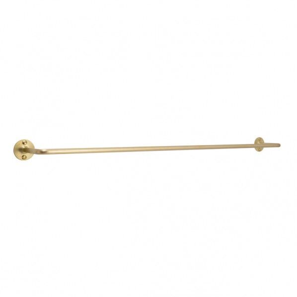 タオルバー 45B PF HL 金色/真鍮ヘアライン仕上げ 478×28×55mm 640101(264-391) 1個