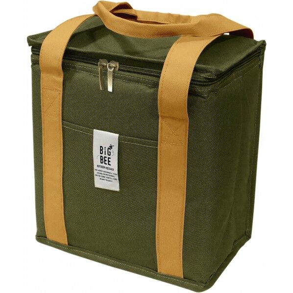 BOX型クーラーランチバッグ オリーブグリーン 23×14×25cm(手持ち含まず) 011537 1枚