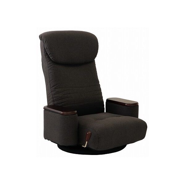 ボックス肘付き回転座椅子 グレー 幅690×奥行560~1180×高さ820(座面高220)mm 83-872 1台