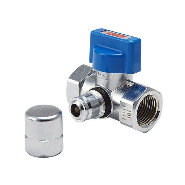 検査孔付I型ボール可とう管ガス栓