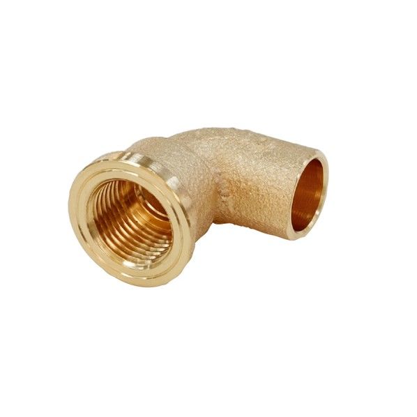 銅管用水栓エルボ WL15 1個