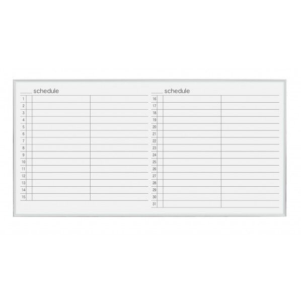 ホワイトボード MRシリーズ 壁掛 予定表