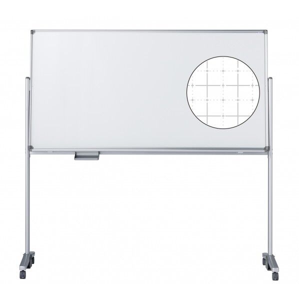 ホワイトボード AXシリーズ(片面脚付)暗線入