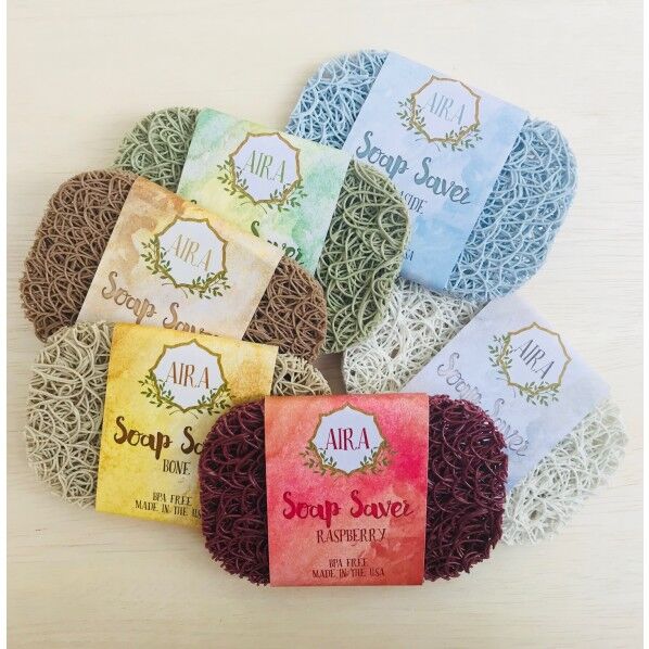 AI-LB AIRA ナチュラルソープディッシュライトブルー 1個