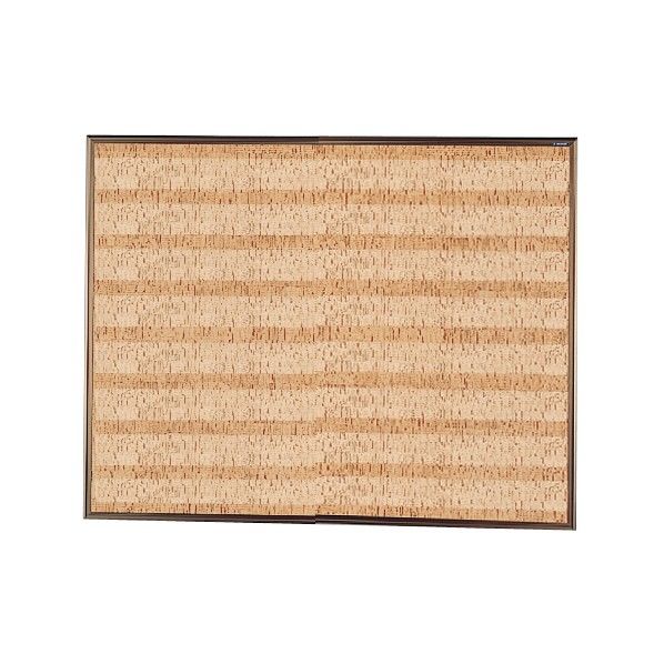 ピタコルク3X掲示板(カラーアルミ枠):ブラウン 外形寸法W×H(mm):W1210×910 KE34C 1個