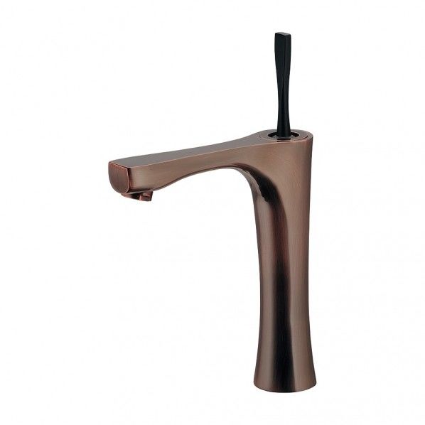 シングルレバー混合栓 ブロンズ ミドル 183-233-BP 1個