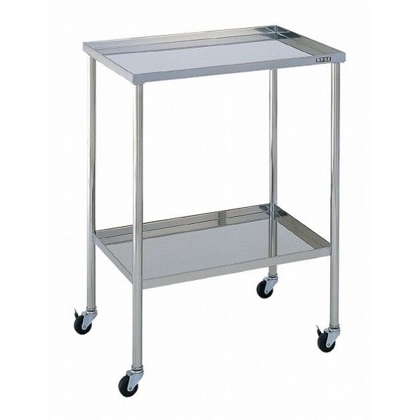 ステンレスCSワゴン(SUS430・ゴム車)