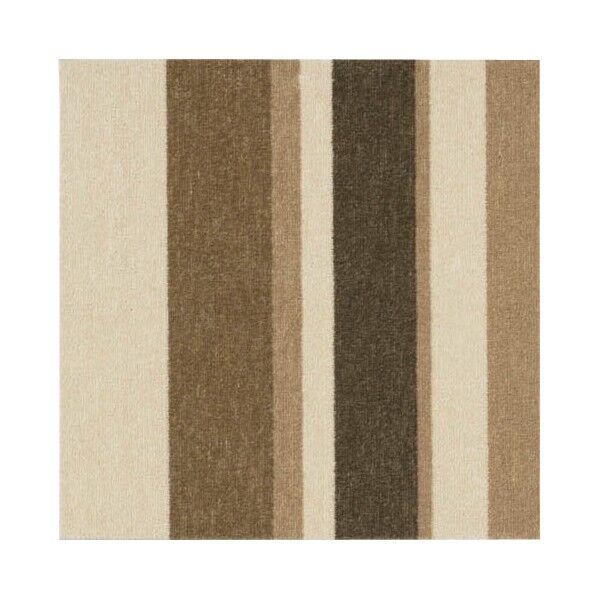 ホームタイルカーペット ストライプ ベージュ 50×50cm R-2101 4枚入