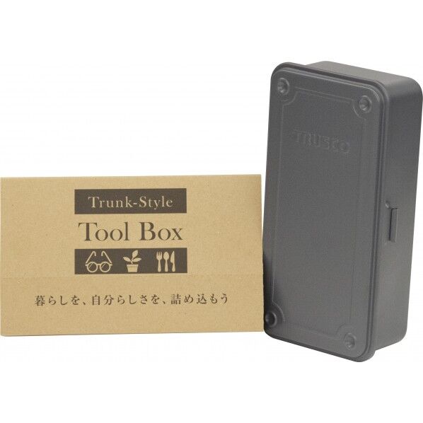 TRUSCO 法政大学生コラボ トランク型工具箱 ツールボックス アーセナルグレイ T-190DG 1個...