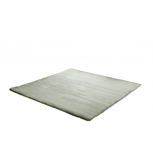 低反発高反発フランネルラグ シルバーグレー 幅130×長さ190cm LM-101 1本