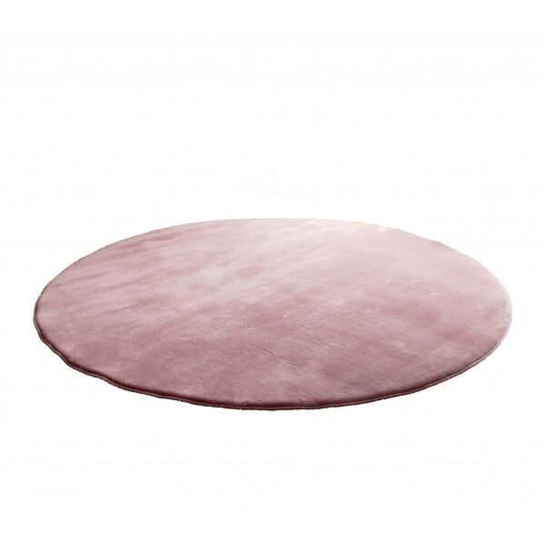 低反発高反発フランネルラグ モーヴ 幅140cm円形 LM-101 1本