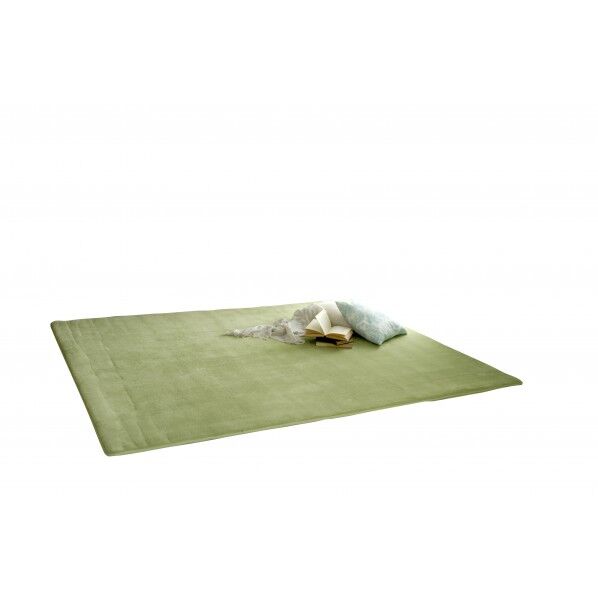 低反発高反発フランネルラグ セイジグリーン 幅190×長さ240cm LM-101 1本