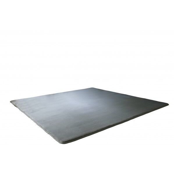 低反発高反発フランネルラグ グレー 幅190×長さ240cm LM-101 1本