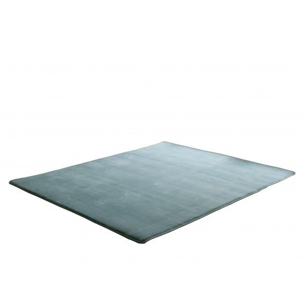 低反発高反発フランネルラグ スモークブルー 幅190×長さ240cm LM-101 1本