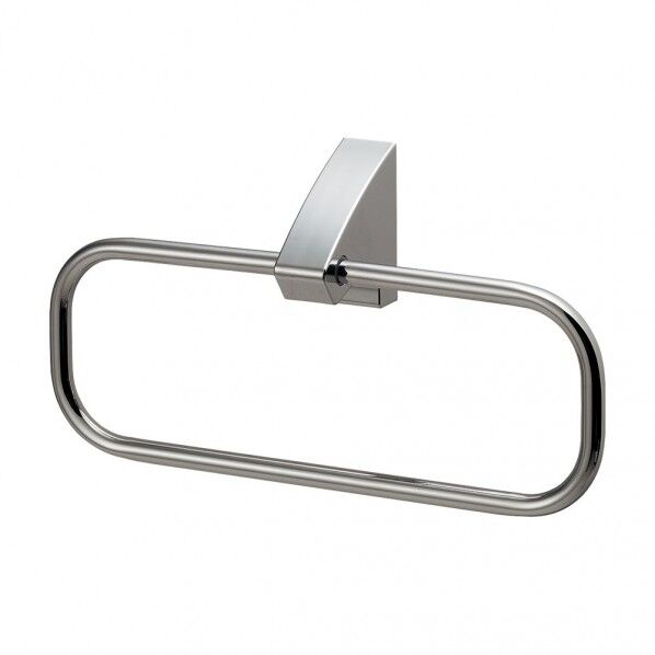 カクダイ ガオナ タオルリング おしゃれ 洗面・トイレ用 シルバー GA-ME016 1個...