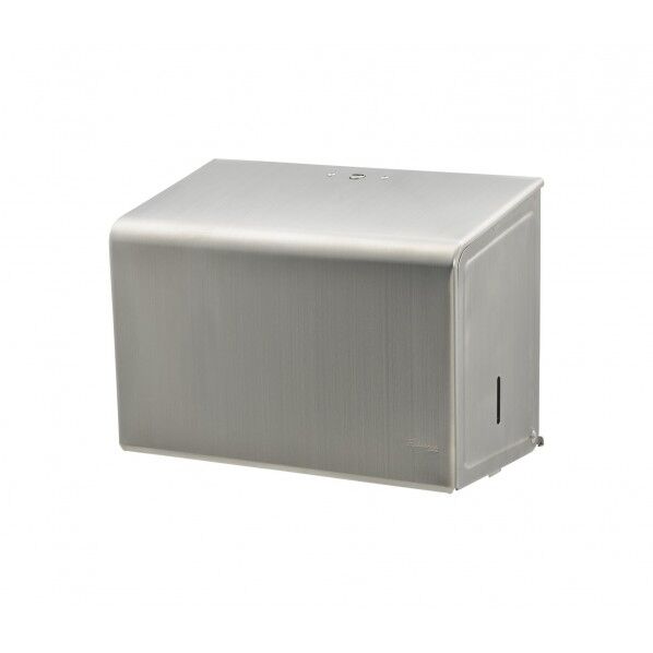 ガオナ ペーパータオル 鍵付き (壁掛け 中判用 ステンレス 衛生的 盗難防止)