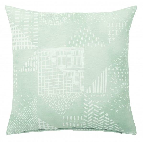 クッションカバー セブンピースズ グリーン 幅45×長さ45cm J003C 1本