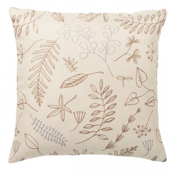 クッションカバー ブロツサム アイボリー 幅45×長さ45cm J018C 1本