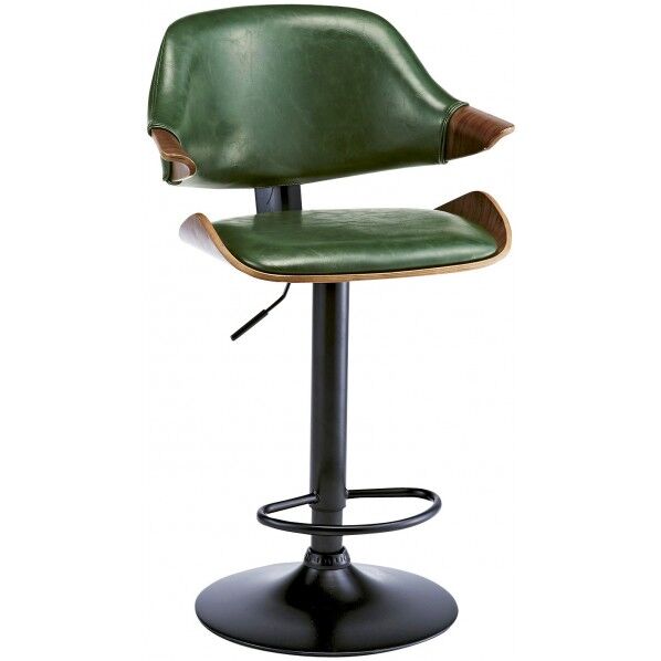 バーチェアGracia グリーン W56×D50×H91~112cm (SH:62~83cm) KNC-J2900 1個