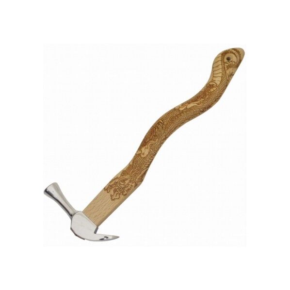 仮枠ハンマー 止付蛇曲 「昇龍」 銀 小 200000661 1本