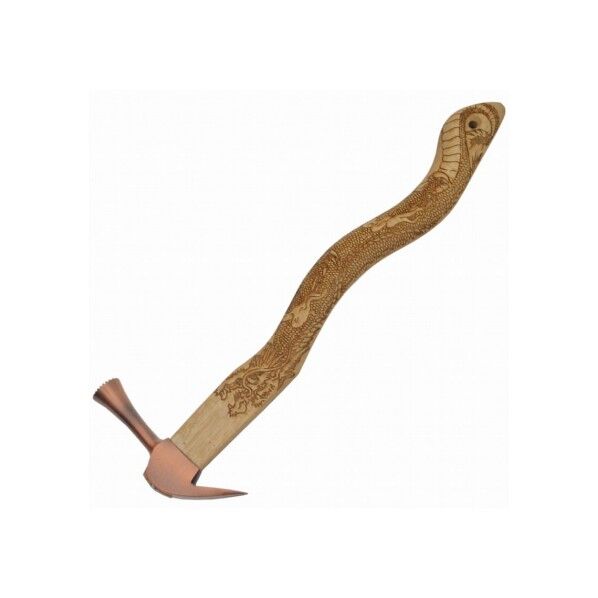 仮枠ハンマー 銅 止付 小 蛇曲 「昇龍」 450mm 200000664 1本