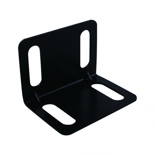 ザ・ステー 黒 L型幅広 T1.2×W47×A34×B34(mm) ブラック 00063399 1個