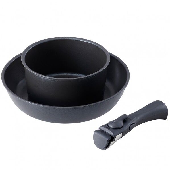 ディアベーネ ダイヤモンドコート ワンハンドル IH 3点セット