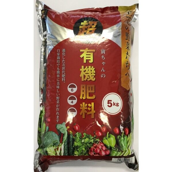 寅ちゃんの超有機肥料 5KG 470×295×100(mm) 1袋