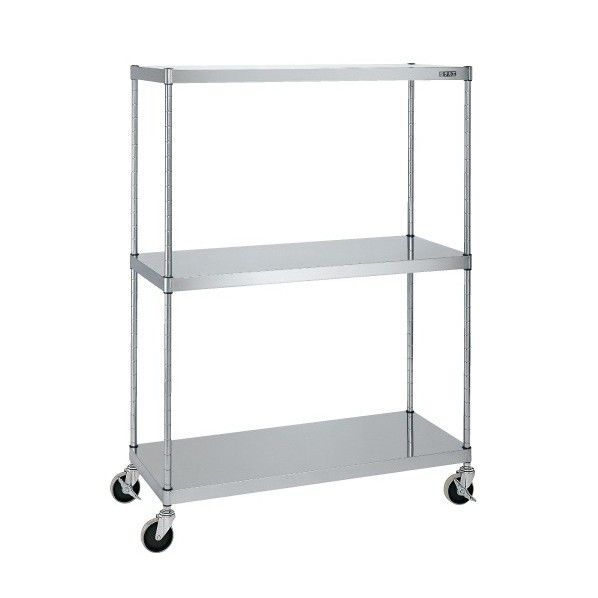 ステンレスニューパールラックワゴン(移動式･SUS304) ステンレス NPR1113RSU 1台