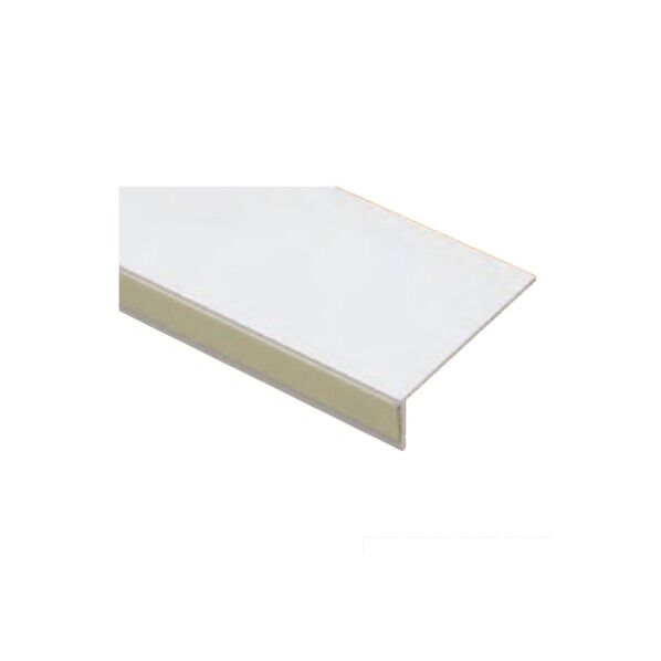 抗菌樹脂枠隙間化粧カバーL字タイプ ホワイト SP-SK150-L23-WT 3本