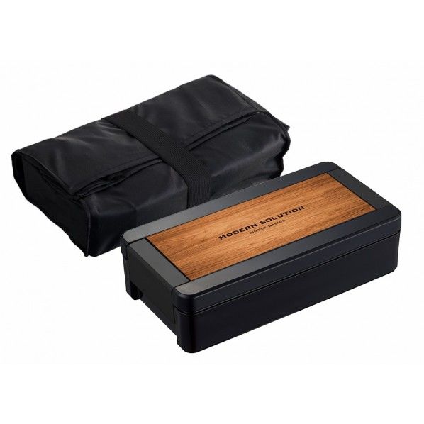 イージーケアランチB 1段 バッグ付き ウッド 21.4×11×5.7cm B-1481 WA 1個