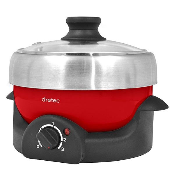 イージーポット1.0L レッド MC-805RD 1個