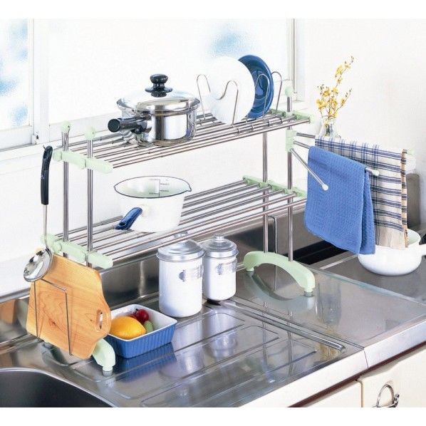 きらきらシェルフ 2段伸縮棚Bキット付 50～90x22x47 KF2S-90B 1個