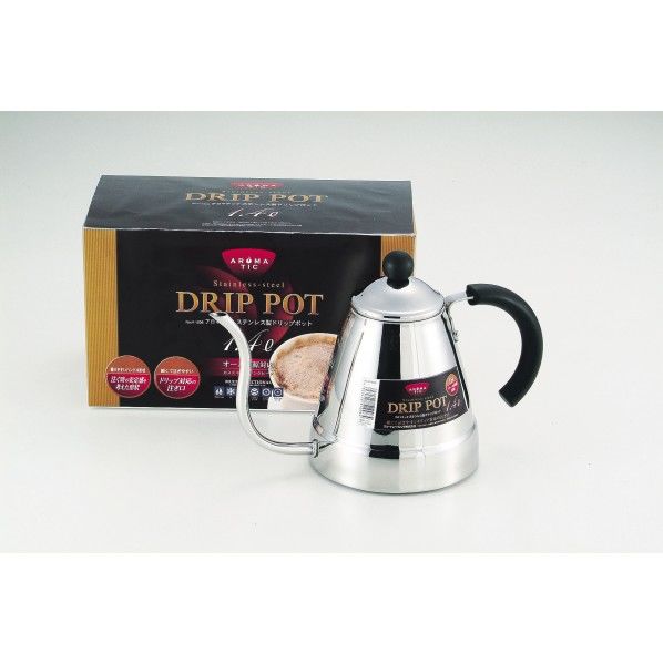 アロマチック IH対応ステンレスコーヒードリップポット 1.4L