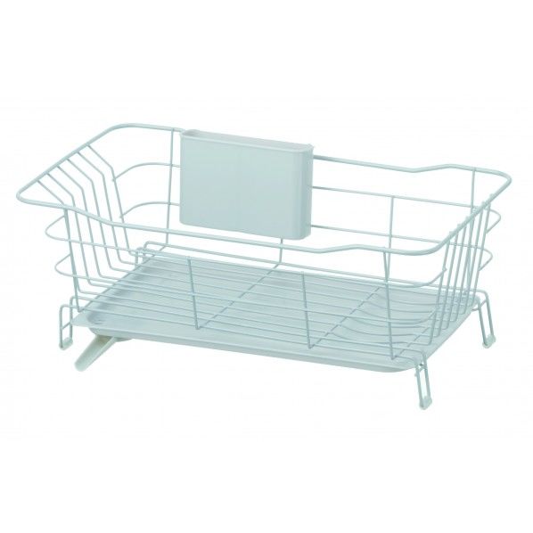 ファビエ お茶碗が立てられる水切りラック スリム ホワイト 40×22×17cm 1個