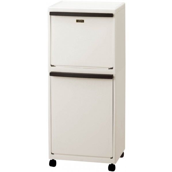 イーラボホーム 多段分別 ベージュ 35×27×85cm EL-3521 1個