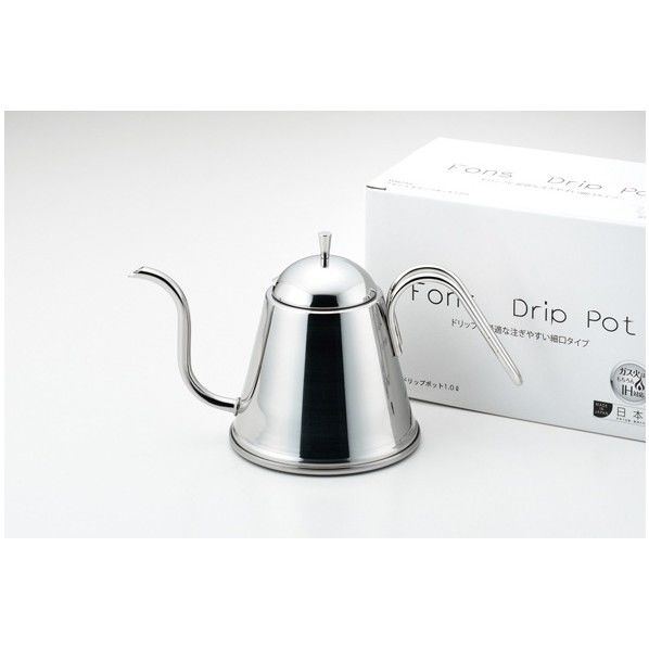 フォンス IH200V対応 ドリップポット 1.0L 280×141×158mm YH8294 1個