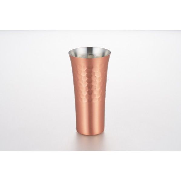 純銅製 槌目タンブラー L 80×152mm SJ1816 1個