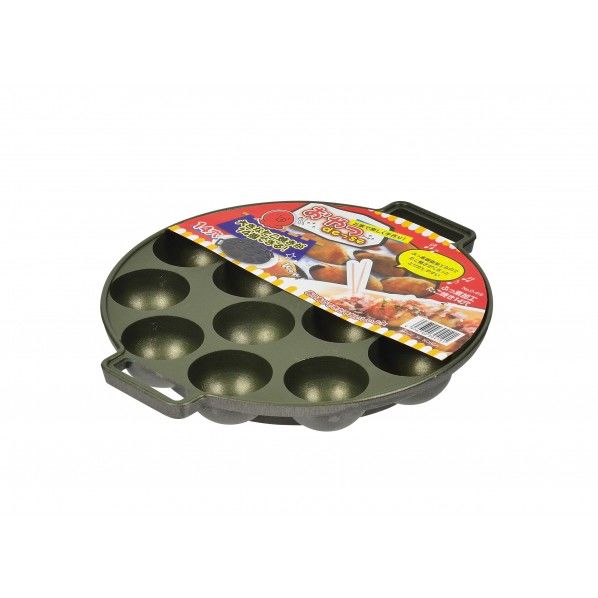 おやつDEっSE ふっ素加工たこ焼器14穴(ガス火専用)
