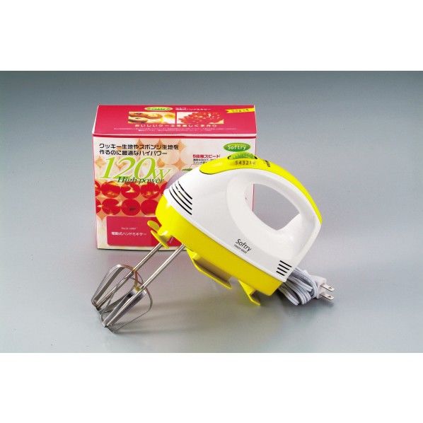 ソフトリー 電動式ハンドミキサー 75×185×250mm D-1999 1個