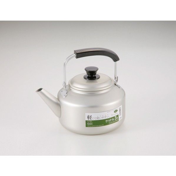 ニューセレット ガス火専用アルミケトル 3L H-2508 1個