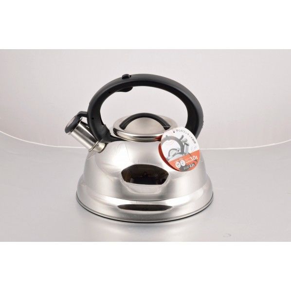 イージア ステンレス製早沸き笛吹きケットル 3.0L