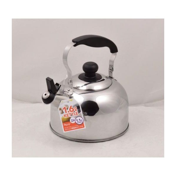 レジョイプラス ステンレス製笛吹きケットル1.6L 205×165×200mm HB-7348 1個