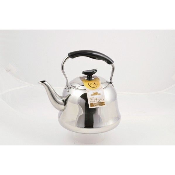 月のうさぎ ステンレス製ケットル 3.2L 65×200×245mm HB-2863 1個