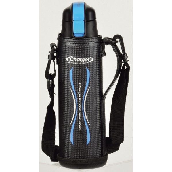 NEWエナジーチャージャー ダイレクトボトル 800ml ブルー×ブラック 11×9.5×30.5cm HB-3060 1個