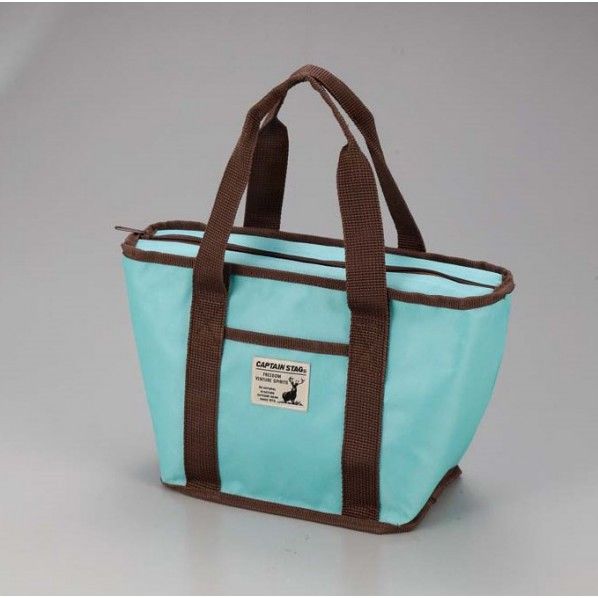 CSシャルマン トートクーラーバッグ 4L ミントグリーン 300×125×190mm UE-557 1個