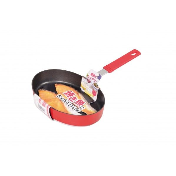 ブレックファースト フッ素加工 ガス火専用ミニフライパン オーバル