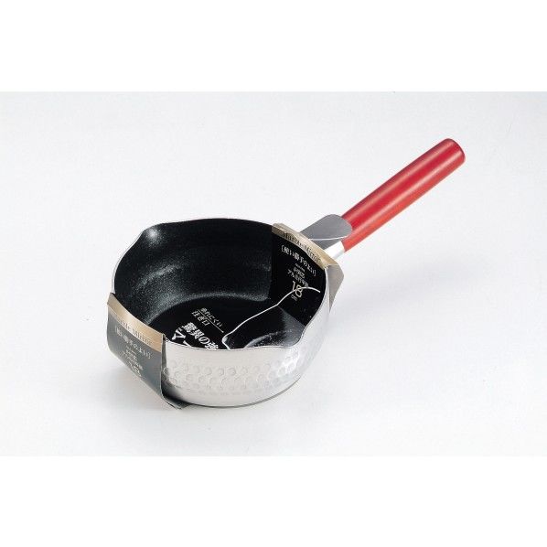 マーブルミラー IH対応アルミ雪平鍋 18cm 203×355×120mm H-6446 1個